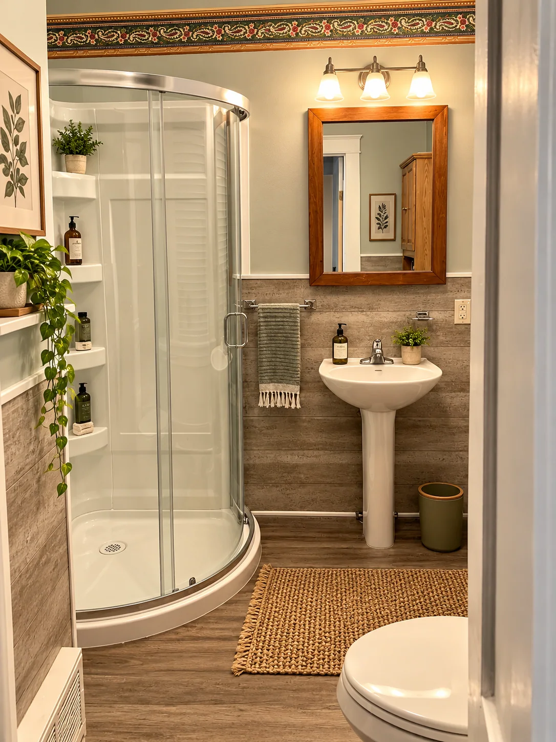 The Good Life private bathroom, digital styling